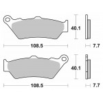 Гальмівні колодки SBS Performance Brake Pads / HHP, Sinter 674HS